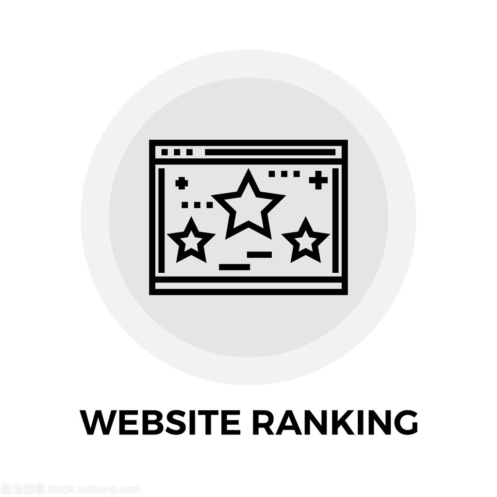 網站排名線圖標